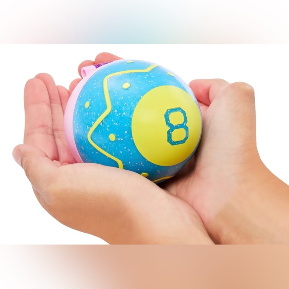 Mattel Magic 8 Ball Toy - Teal, Pink & Yellow - Picture 4 of 6